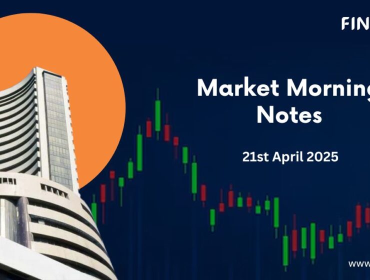 Market Morning Notes For 21st April 2025