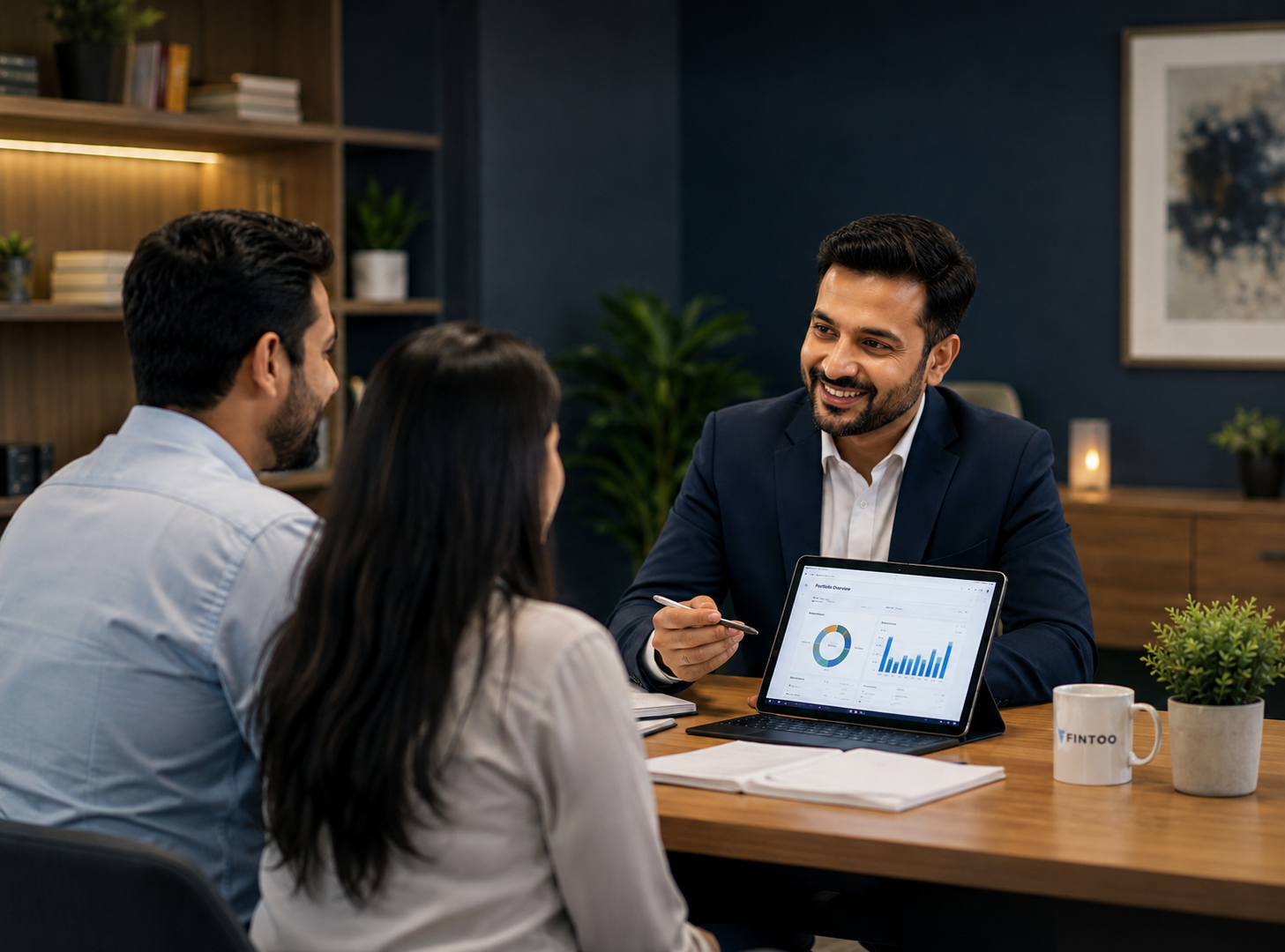 Fintoo wealth advisors helping clients plan their financial future